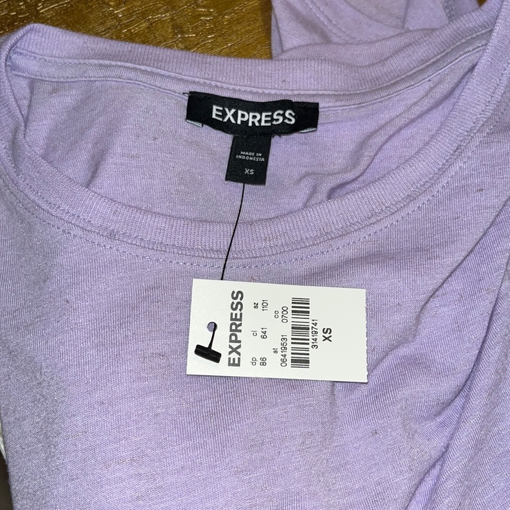 NWT Skimming Linen-Blend Crew Neck Muscle Tank - Picture 5 of 10